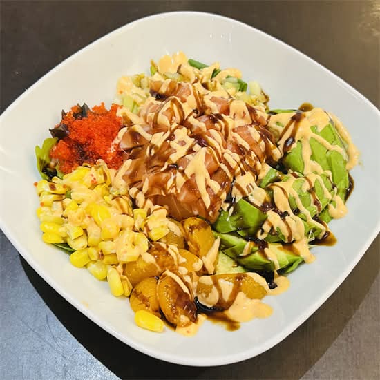 Salmon Sashimi Poke Bowl 三文鱼刺身波奇饭